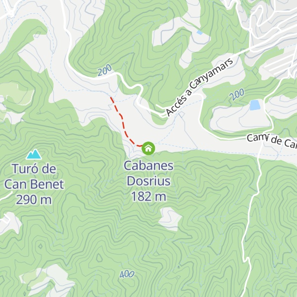 Map of Cabanes Dosrius