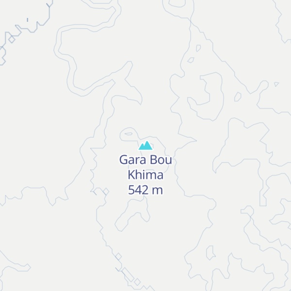 Map of Gara Bou Khima