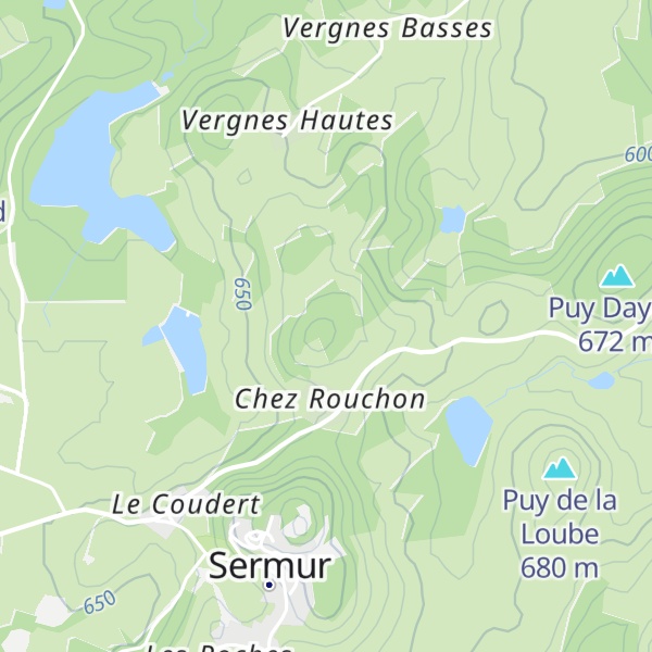 Map of Le Puy