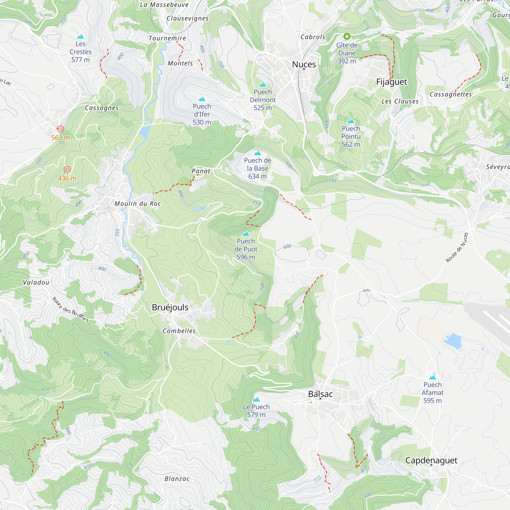 Caselle map