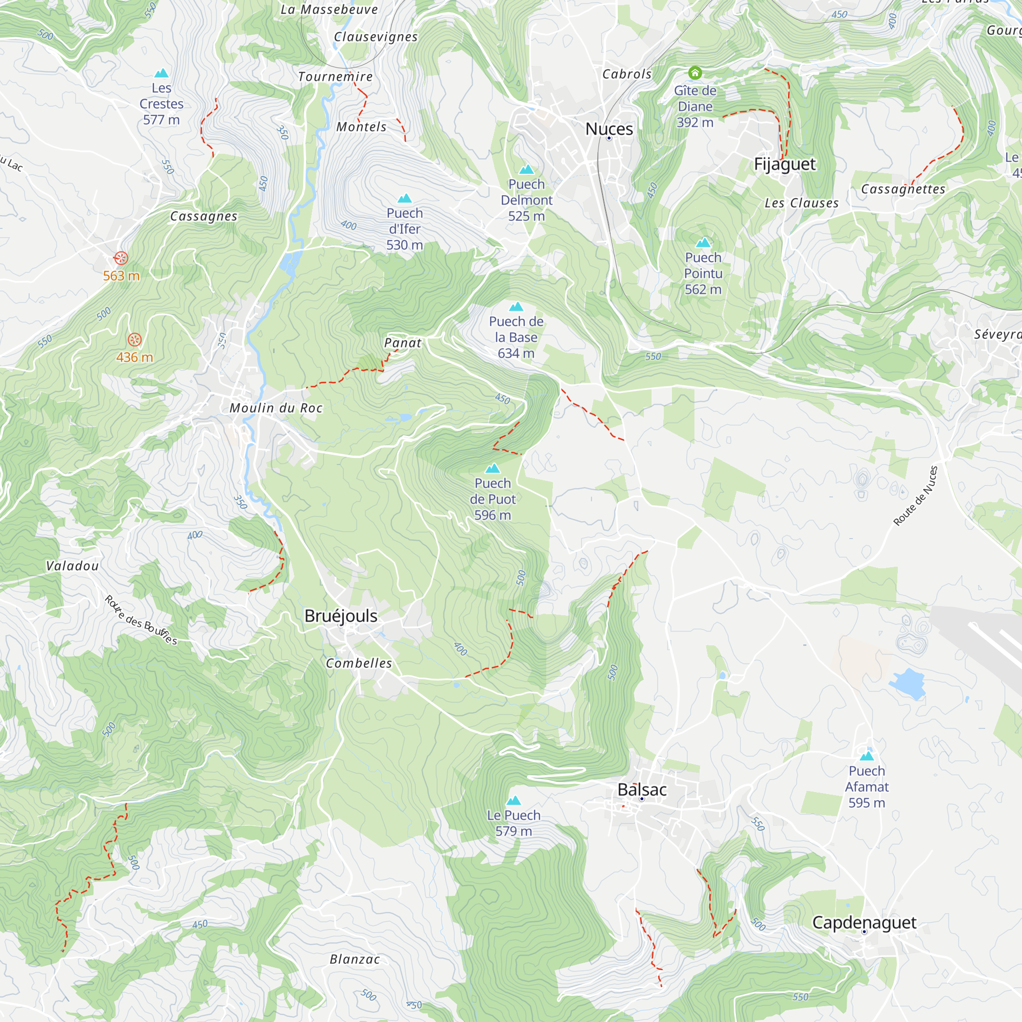 Caselle map