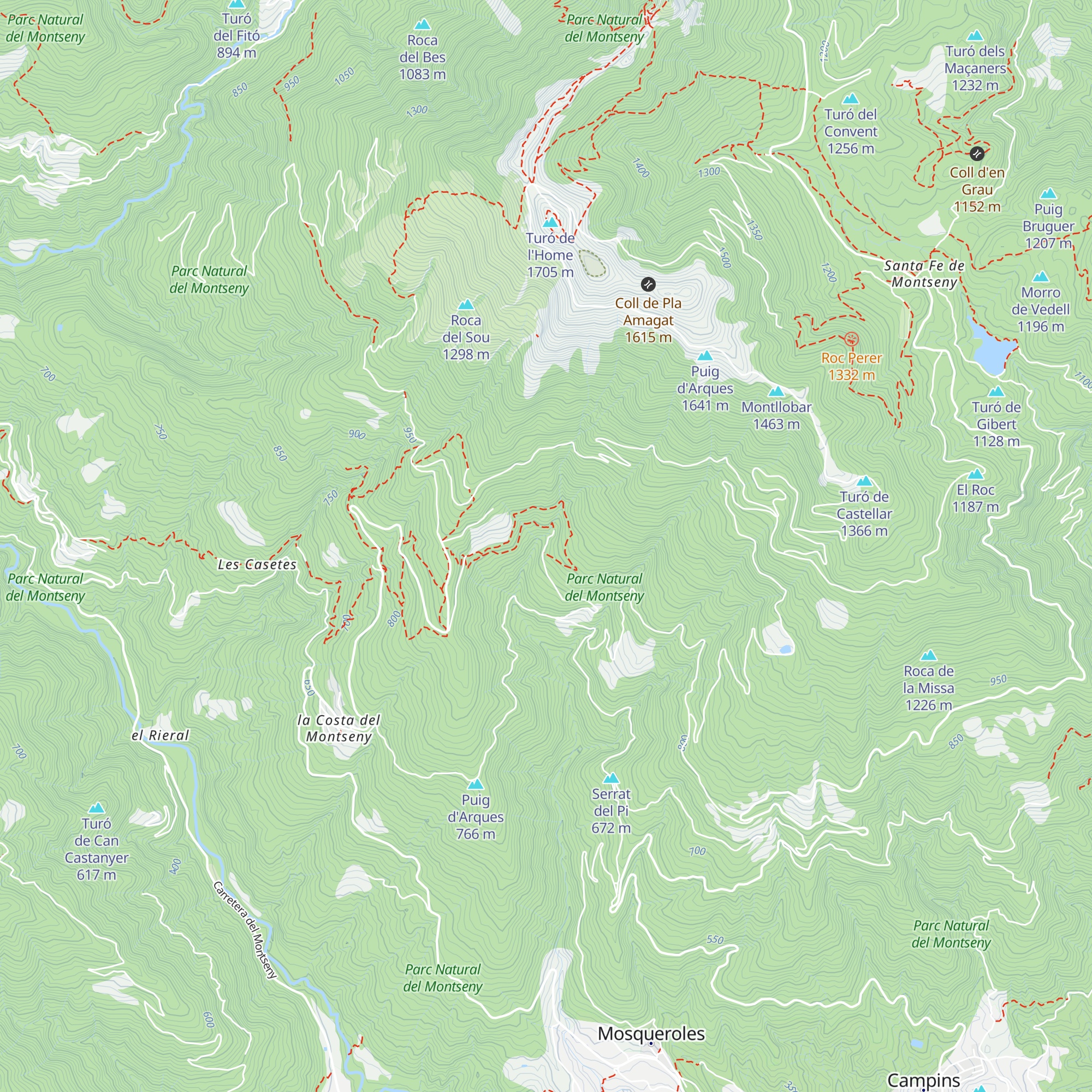 Cabana de carboner map