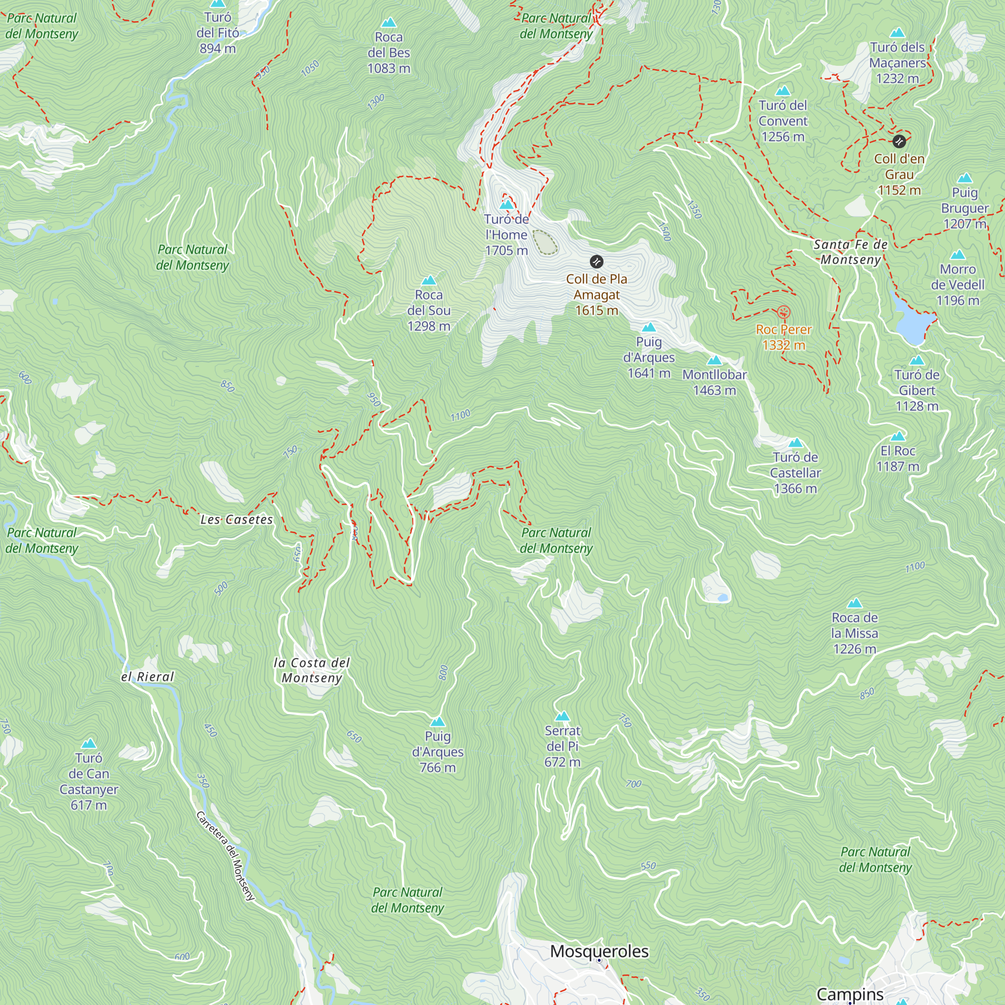 Cabana de carboner map