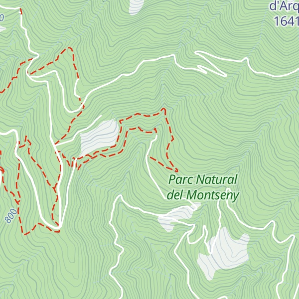 Map of Cabana de carboner