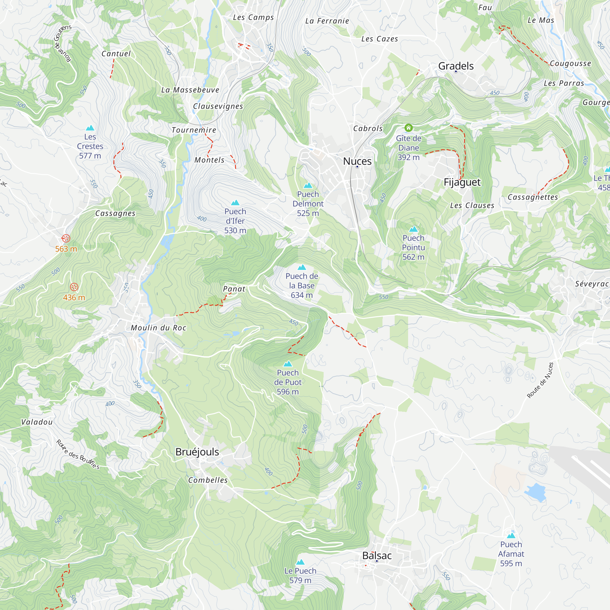 Caselle map
