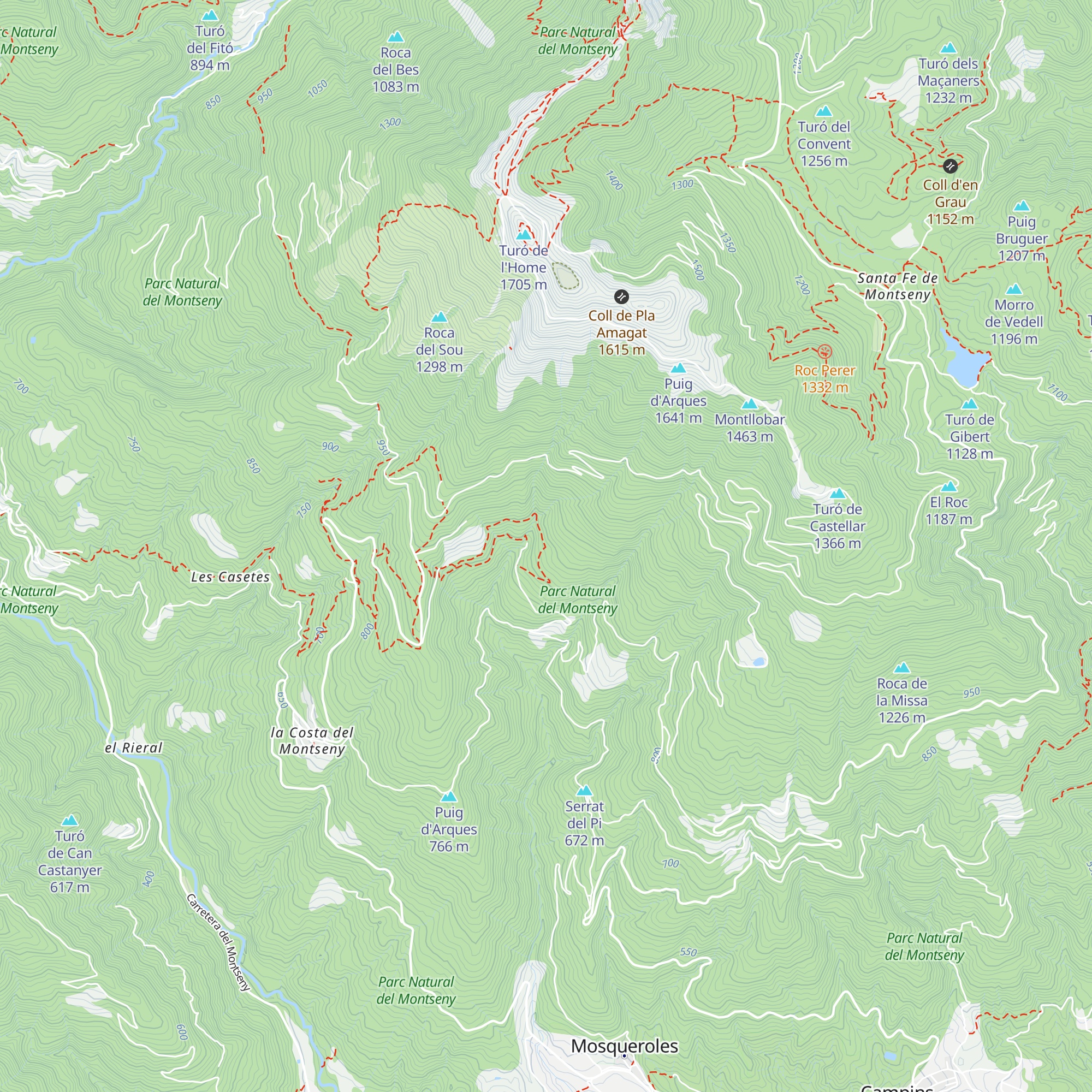 Cabana de carboner map
