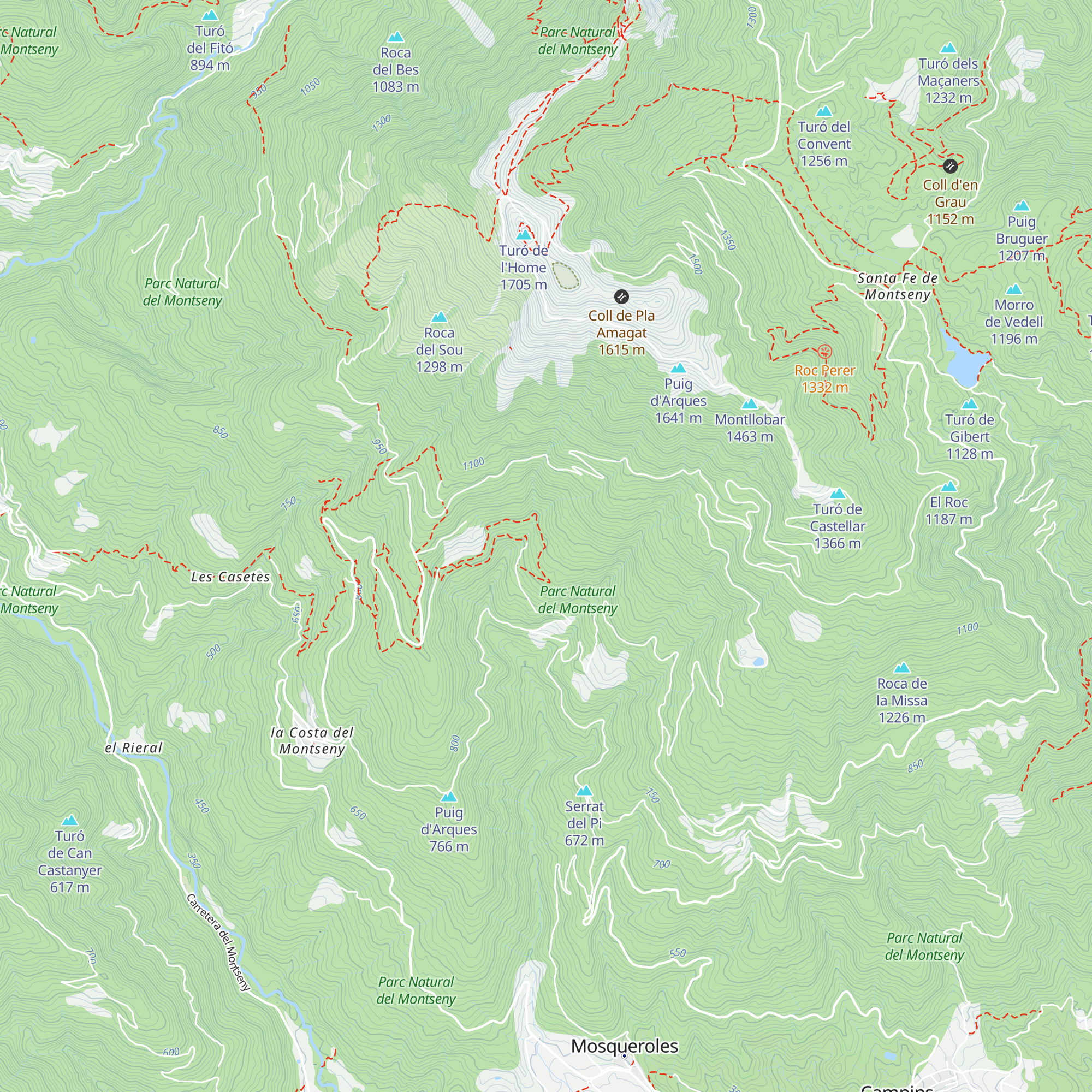 Cabana de carboner map