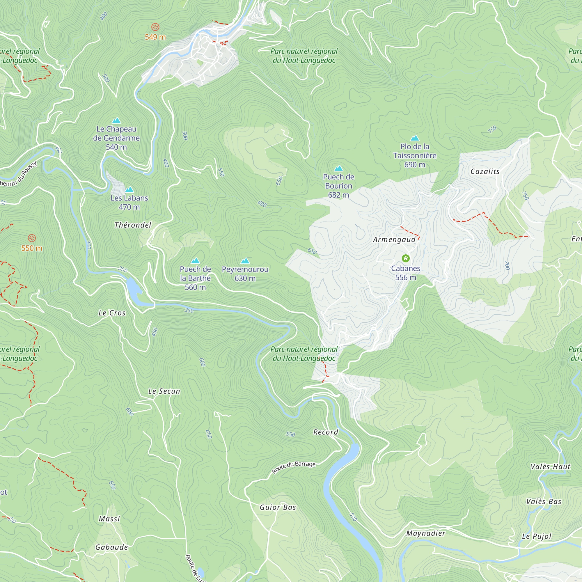 Cabane du Berger map