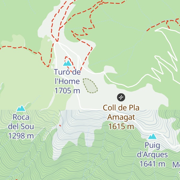 Map of Puig Sesolles
