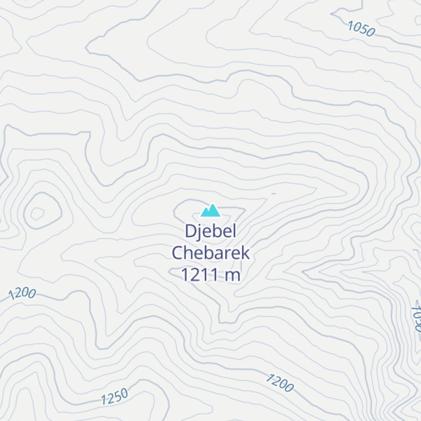Map of Djebel Chebarek