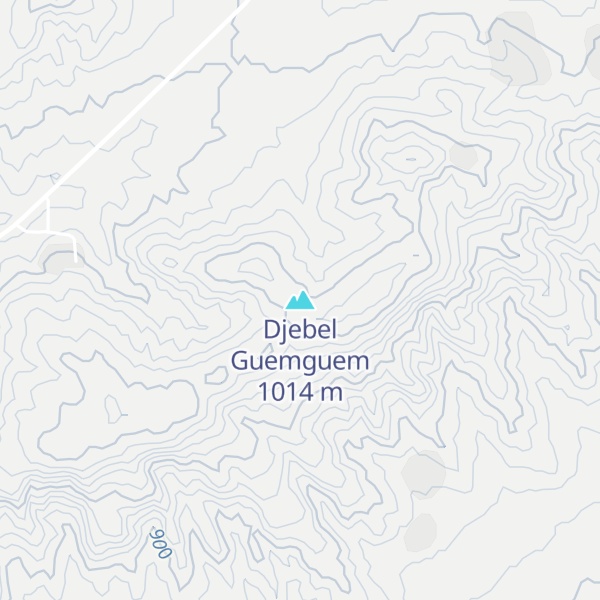 Map of Djebel Guemguem