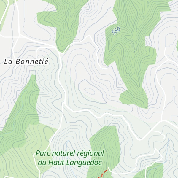 Map of Puech del Fau