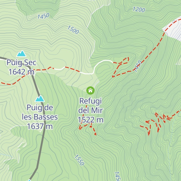 Map of Refugi del Mir