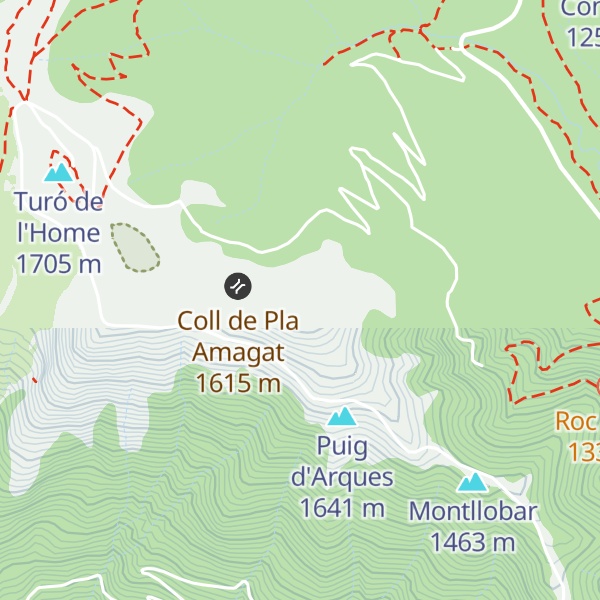 Map of Turó Gros