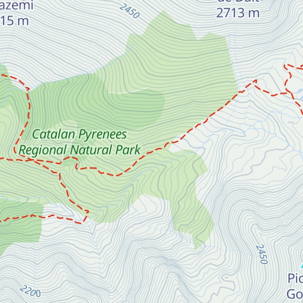 Map of Refuge Arago