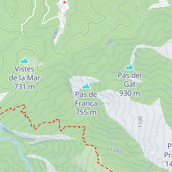 Map of Pas de França