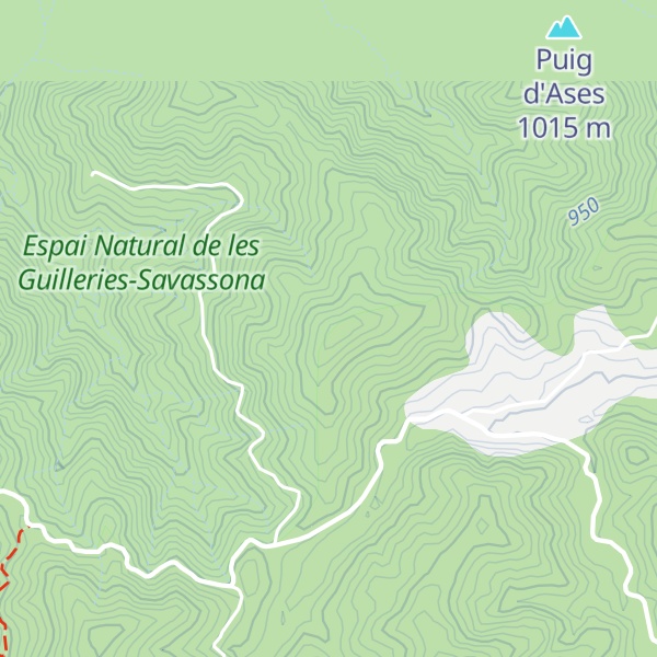 Map of Turó de Cremada