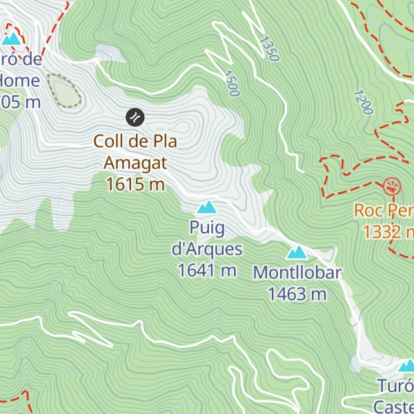 Map of Puig d'Arques