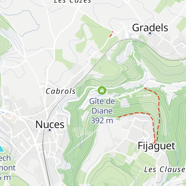 Map of Gîte Saint-Christian