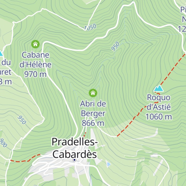 Map of Abri de Berger