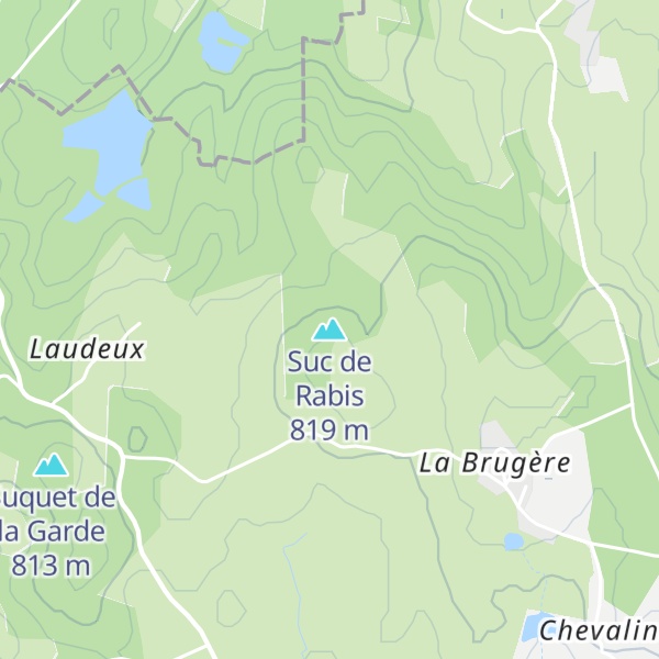Map of Suc de Rabis