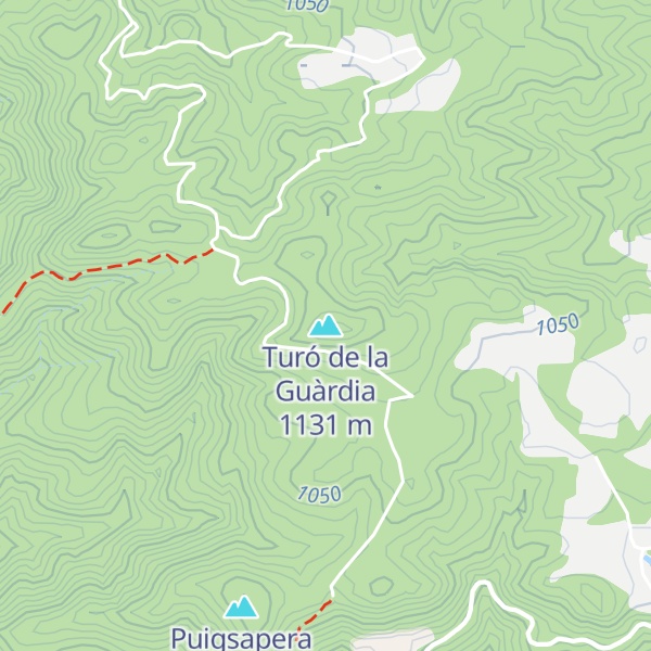 Map of Turó de la Guàrdia