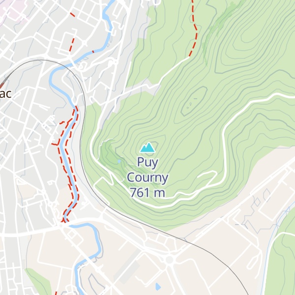Map of Puy Courny
