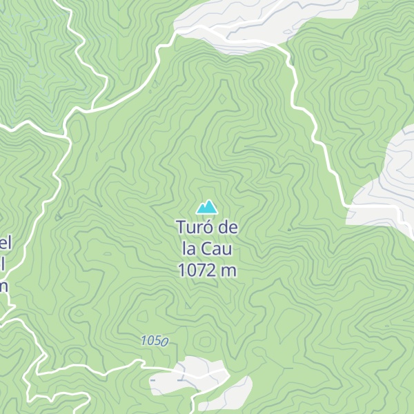 Map of Turó de la Cau