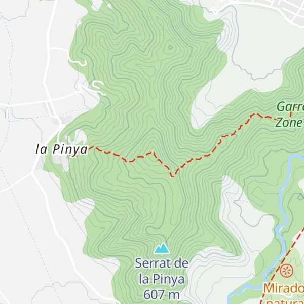 Map of Sant Valentí de la Pinya