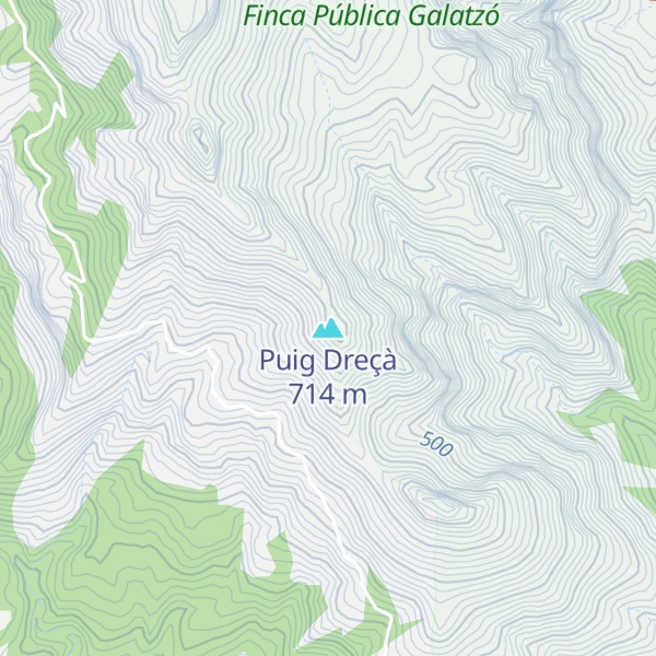 Map of Puig Dreçà
