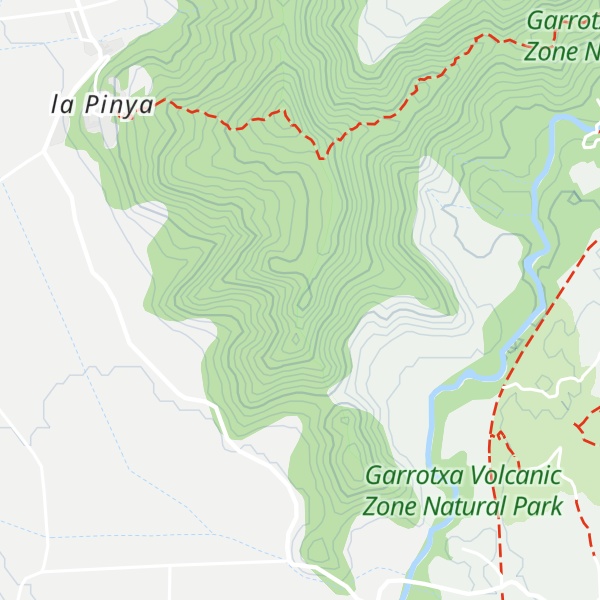 Map of Serrat de la Pinya