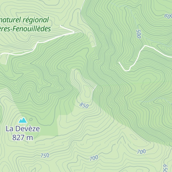 Map of Milobre de Bouisse