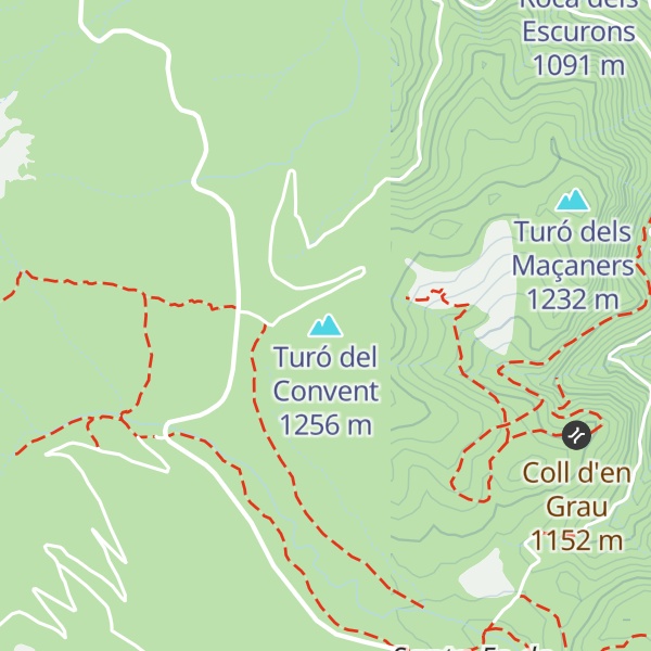 Map of Turó del Convent