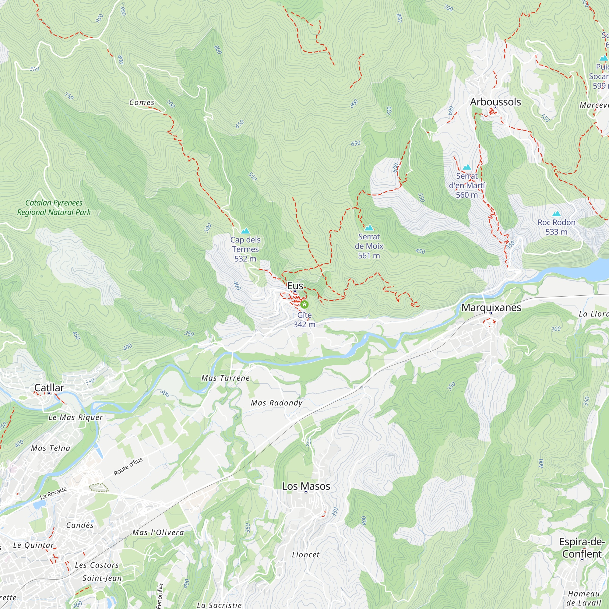 Gîte map