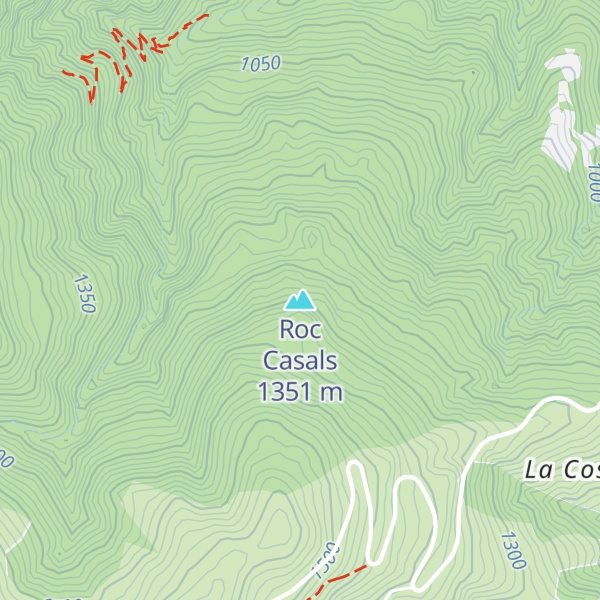 Map of Roc Casals