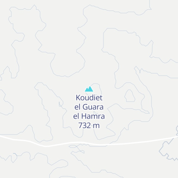 Map of Koudiet el Guara el Hamra
