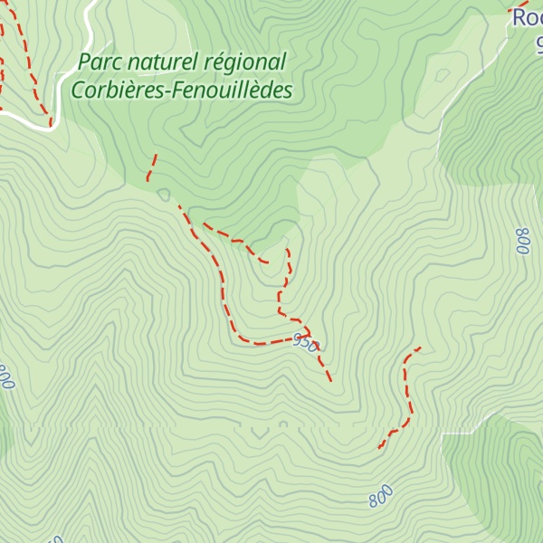 Map of Pic de Bau