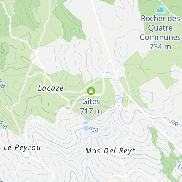 Map of Gîtes