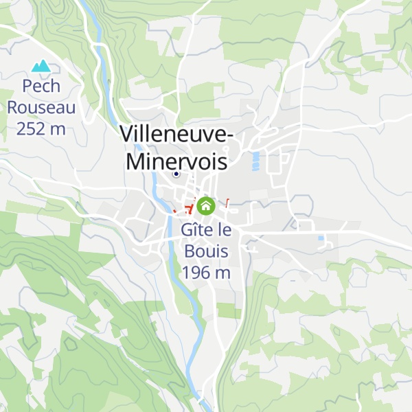 Map of Gîte le Bouis