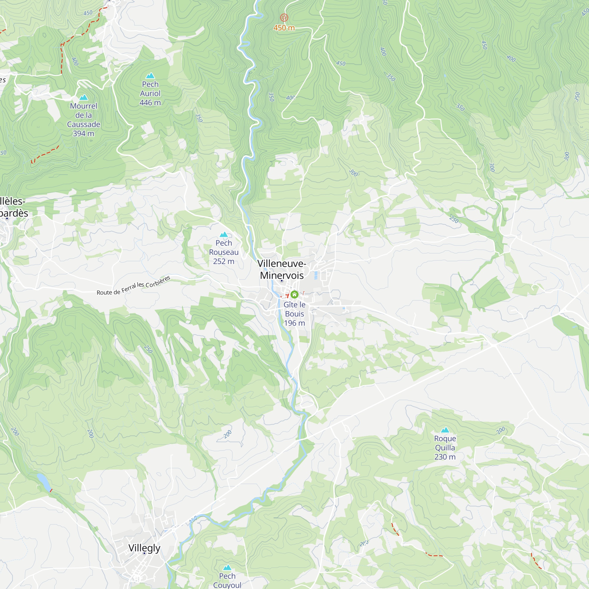 Gîte le Bouis map