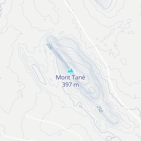 Map of Mont Tané