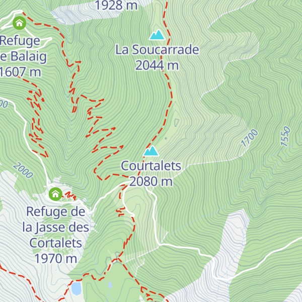 Map of Courtalets