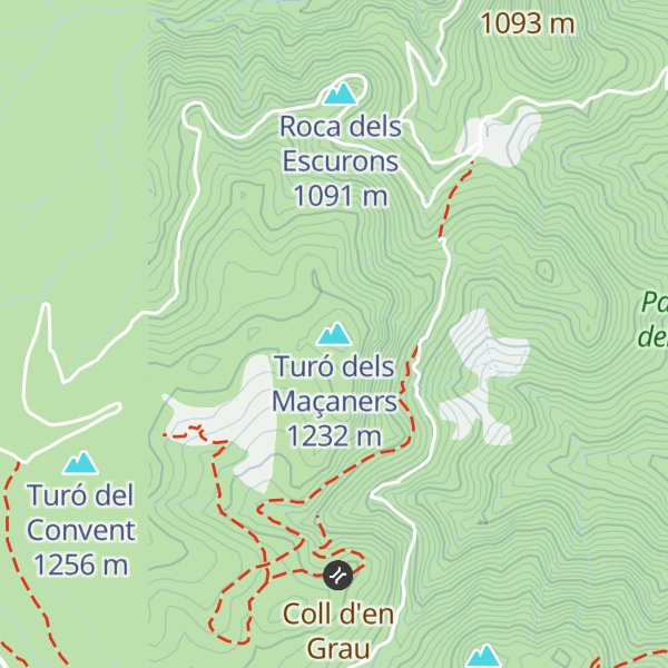 Map of Turó dels Maçaners