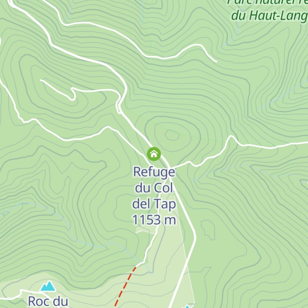 Map of Refuge du Col del Tap