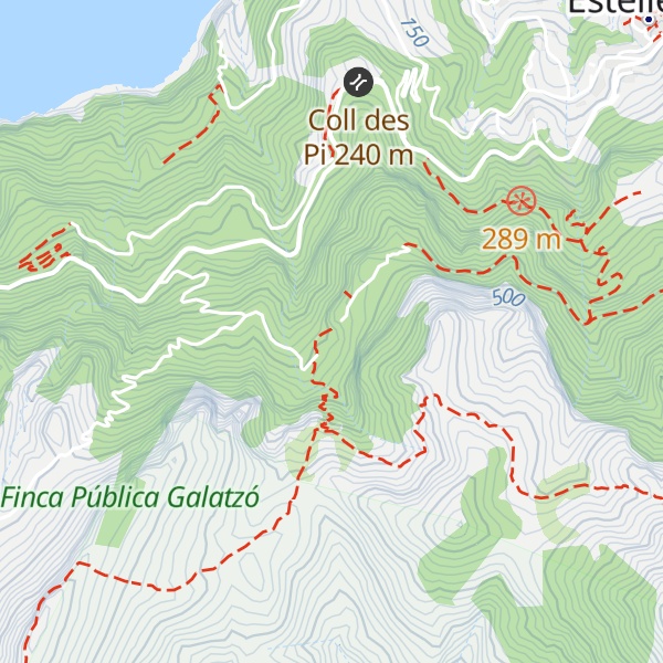 Map of Boal de ses Serveres
