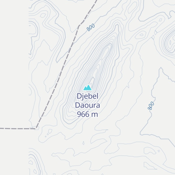 Map of Djebel Daoura