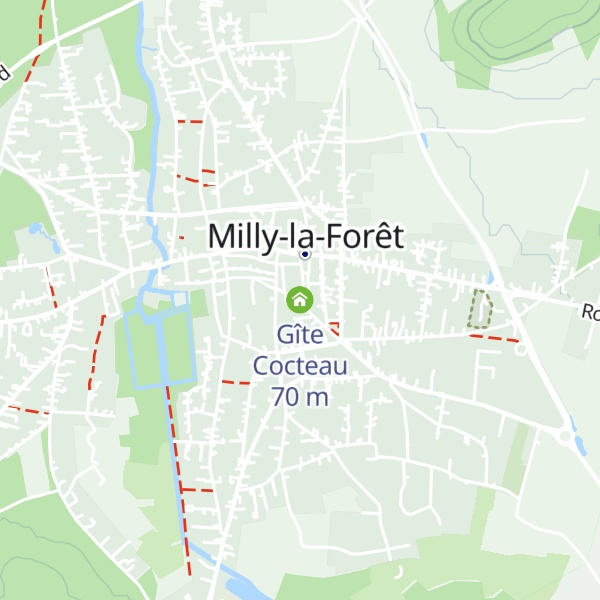 Map of Gîte Cocteau