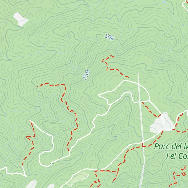 Map of Turó de la Pera