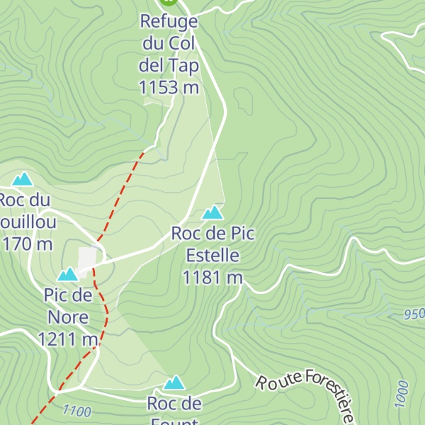 Map of Roc de Pic Estelle