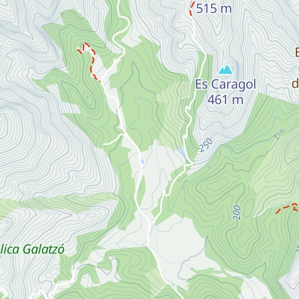 Map of Galatzó